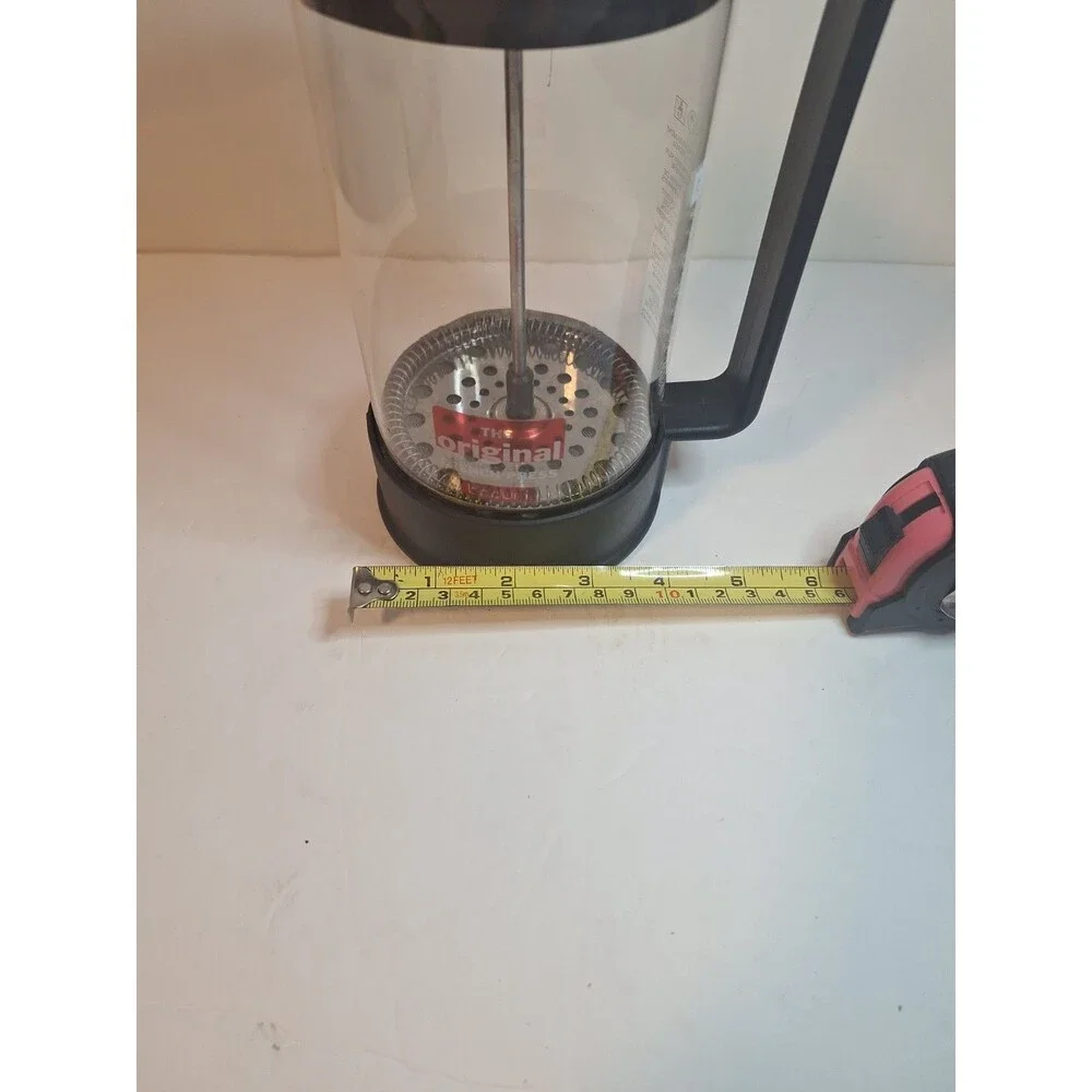 BODUM The Original French Coffee Press Coffee Maker Black  4 Cups